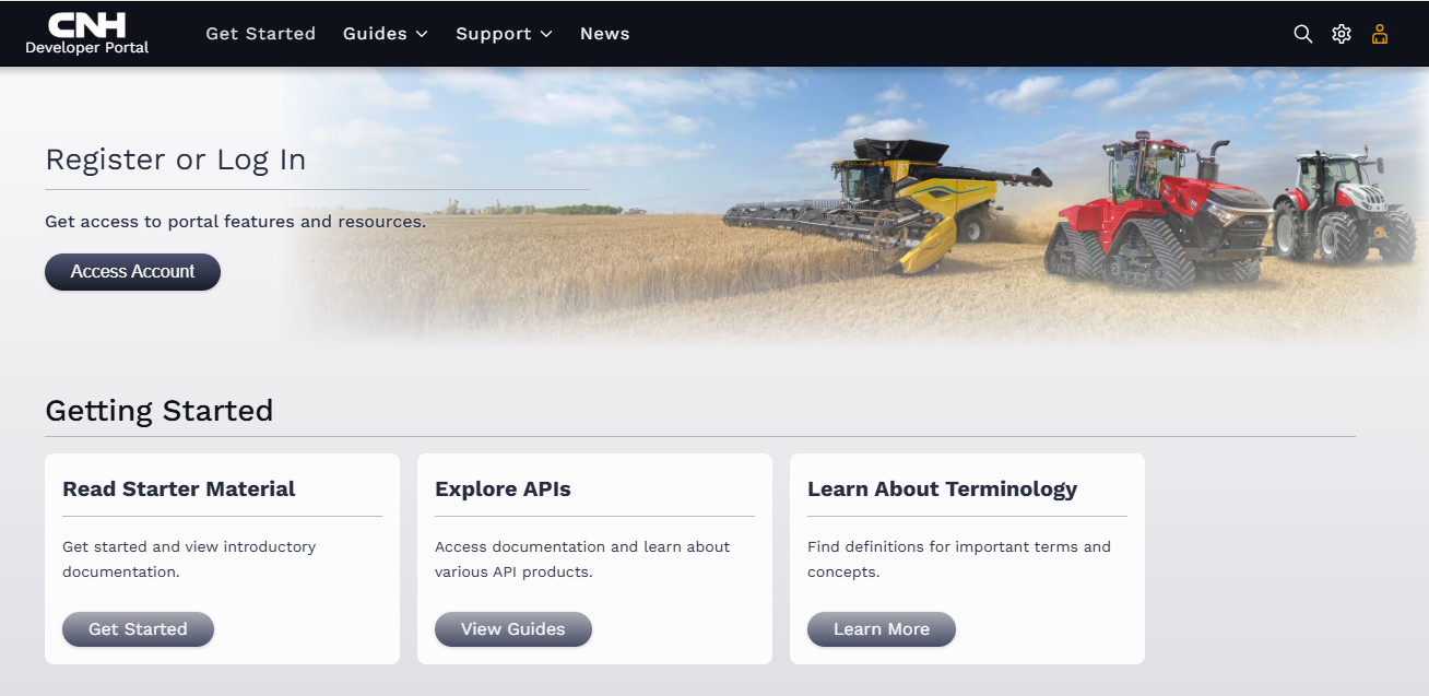 CNH Industrial Developer Portal